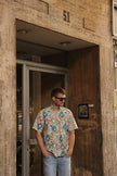 Vintage funky patterned shirt (M)