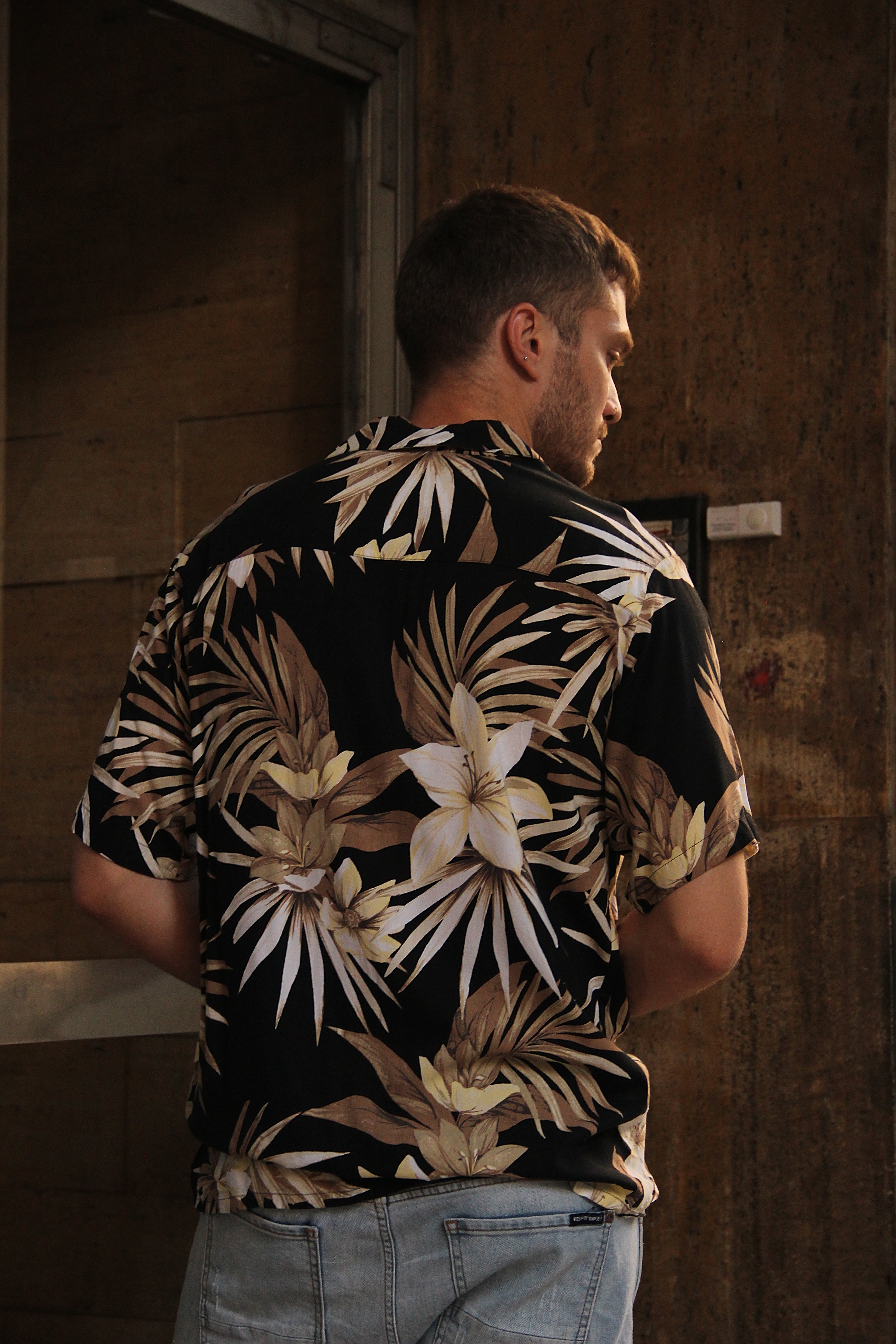 Funky patterned shirt (S)