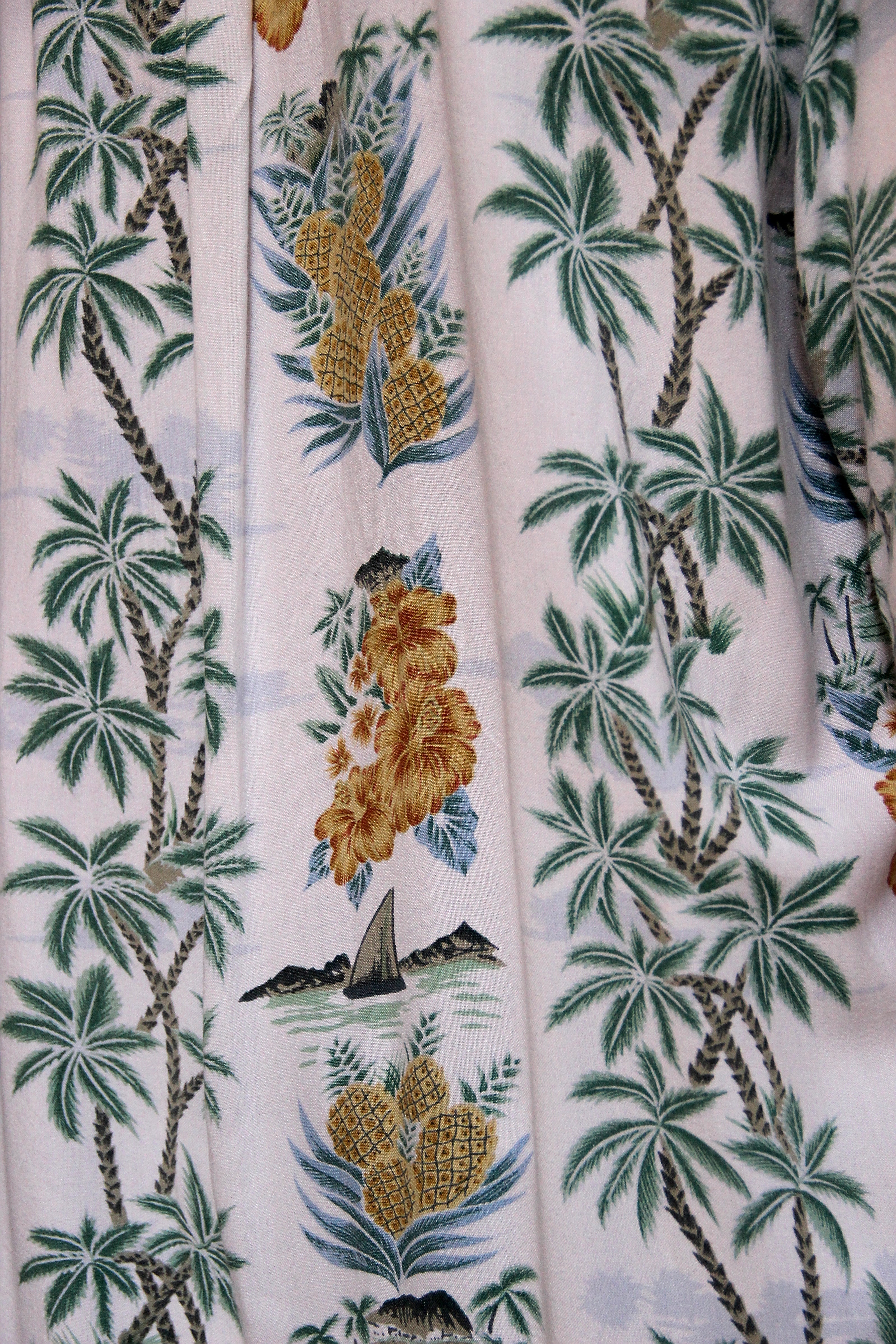 Vintage funky patterned shirt (L)