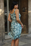 Vintage gorgeous 100% silk midi dress (M/L)