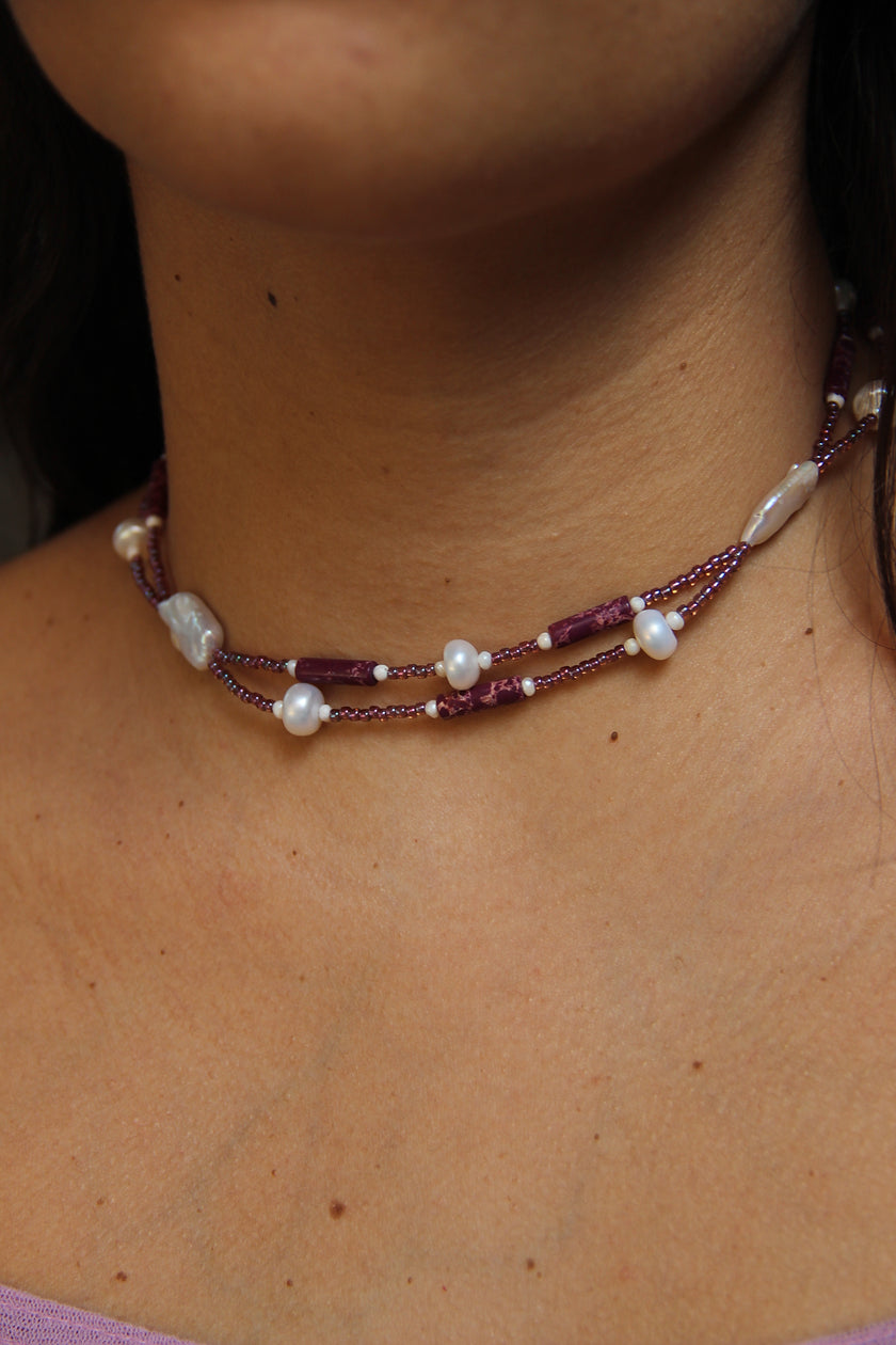 “Milky Way” handmade necklace
