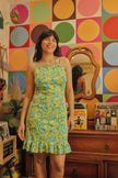 Vintage funky backless dress (M/XL)