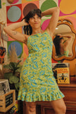 Vintage funky backless dress (M/XL)