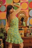 Vintage funky backless dress (M/XL)