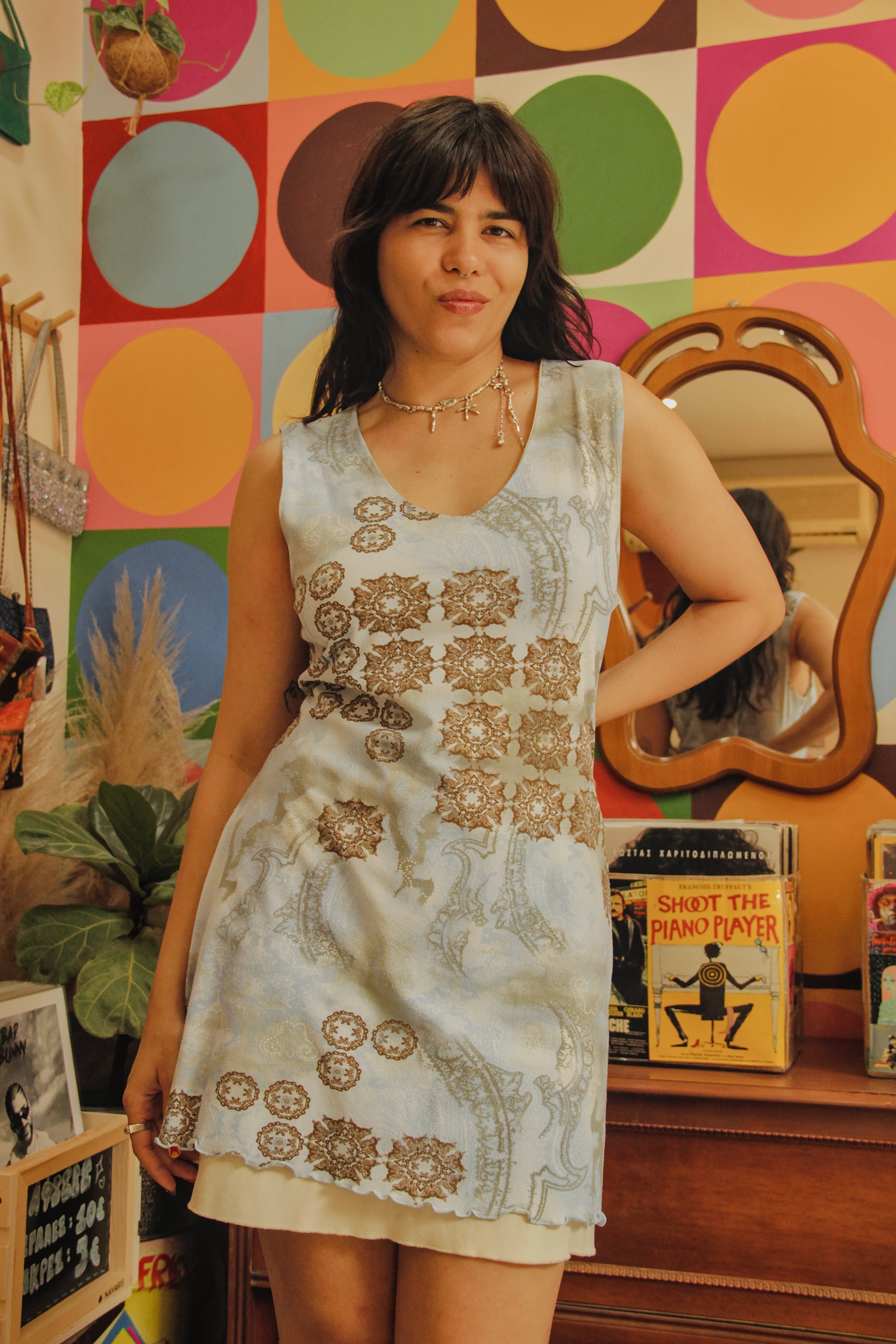 Beautiful vintag emini dress (XL/2XL)