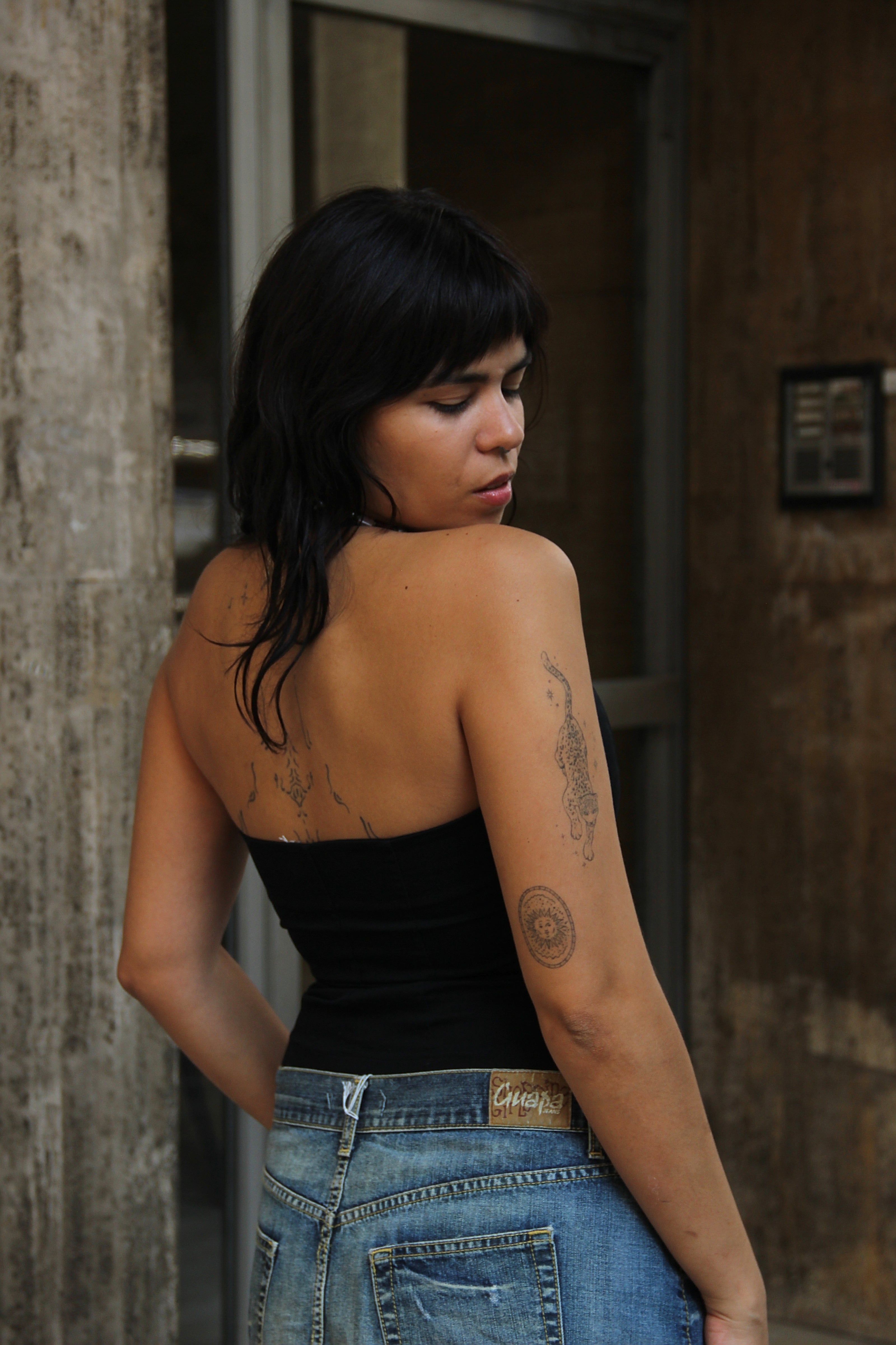 Super hot RINASCIMENTO Y2K backless top (S)