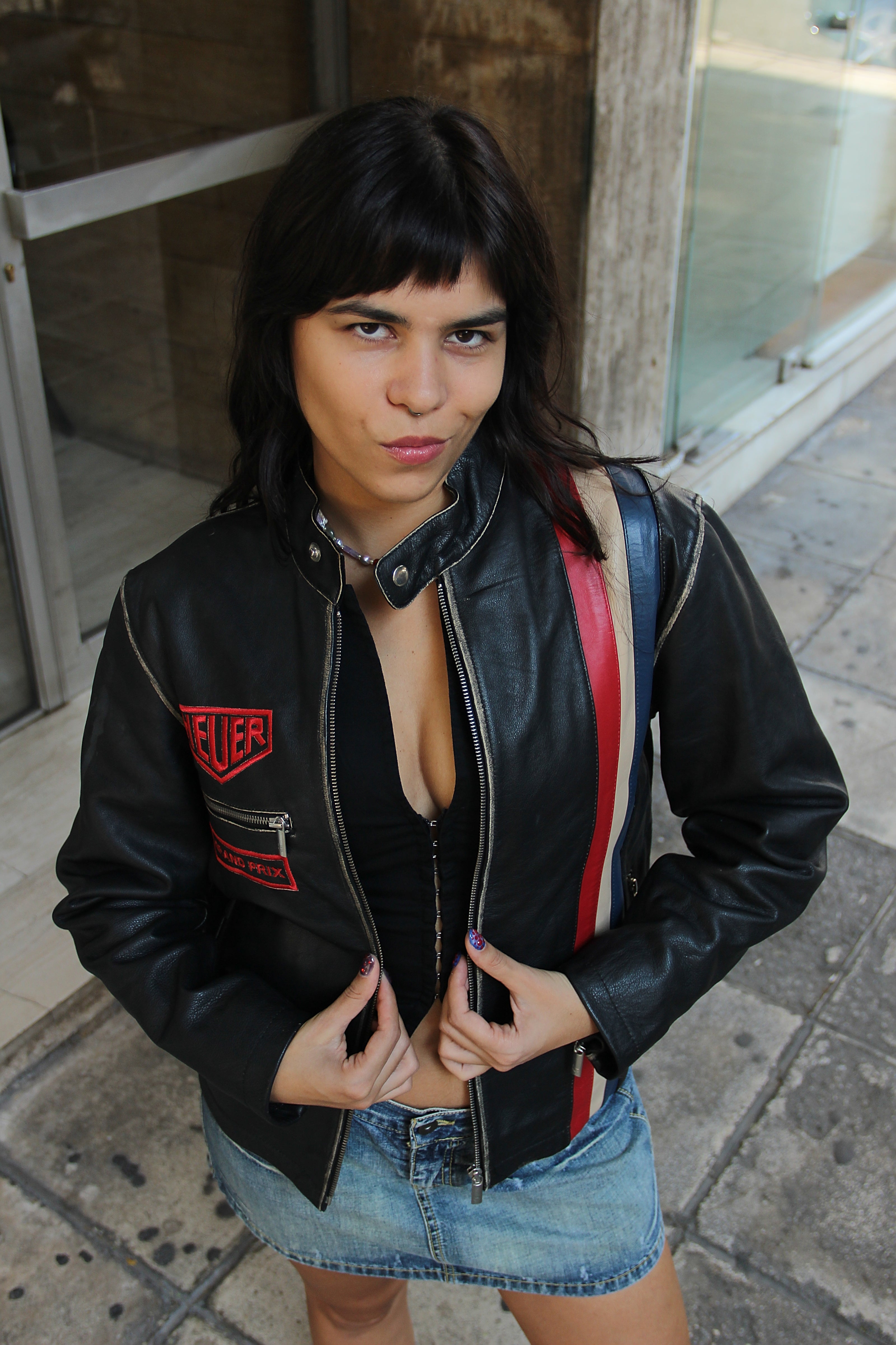 Stunning Men's Grandprix leather jacket (S)