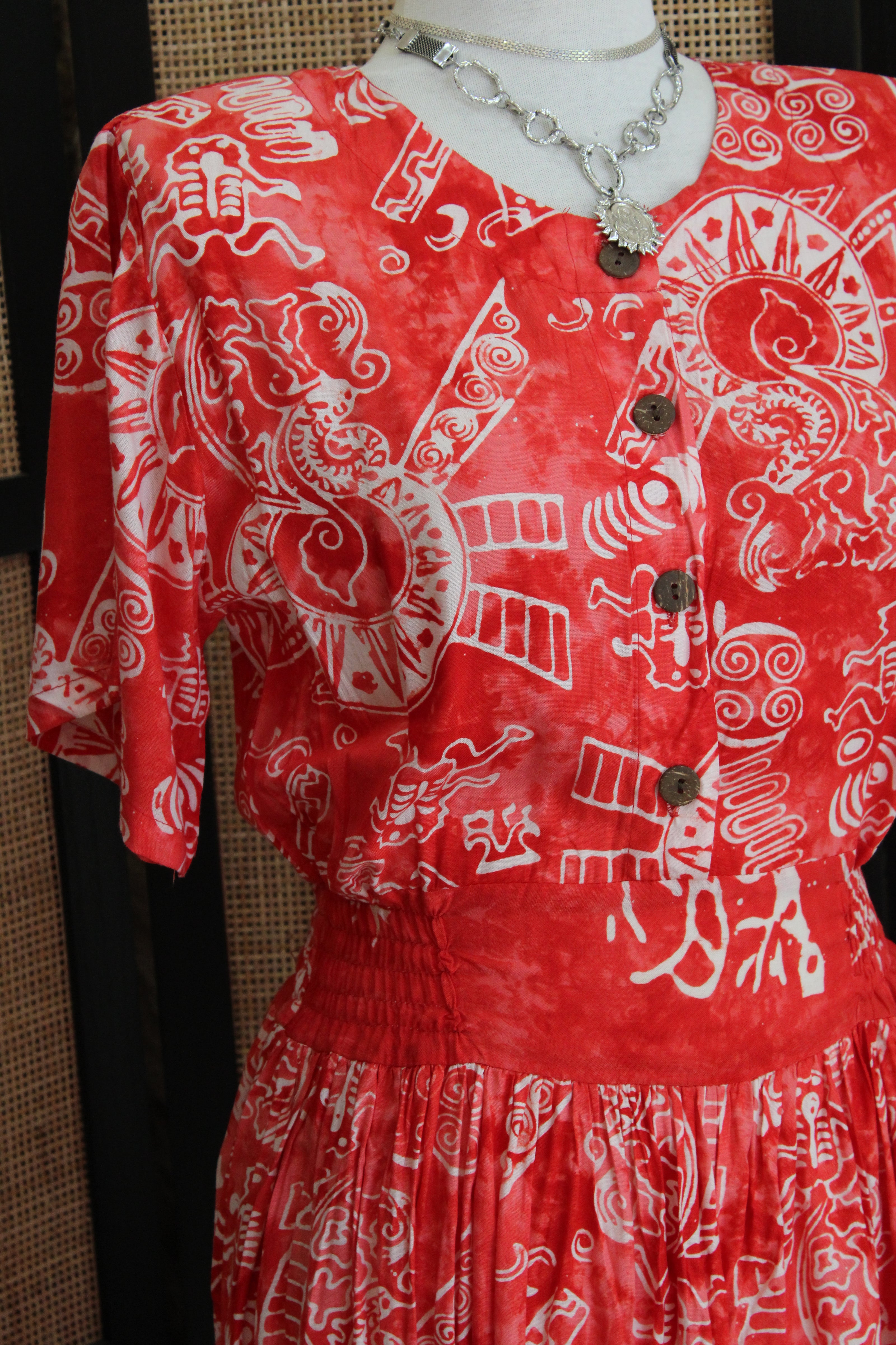 Vintage funky patterned dress