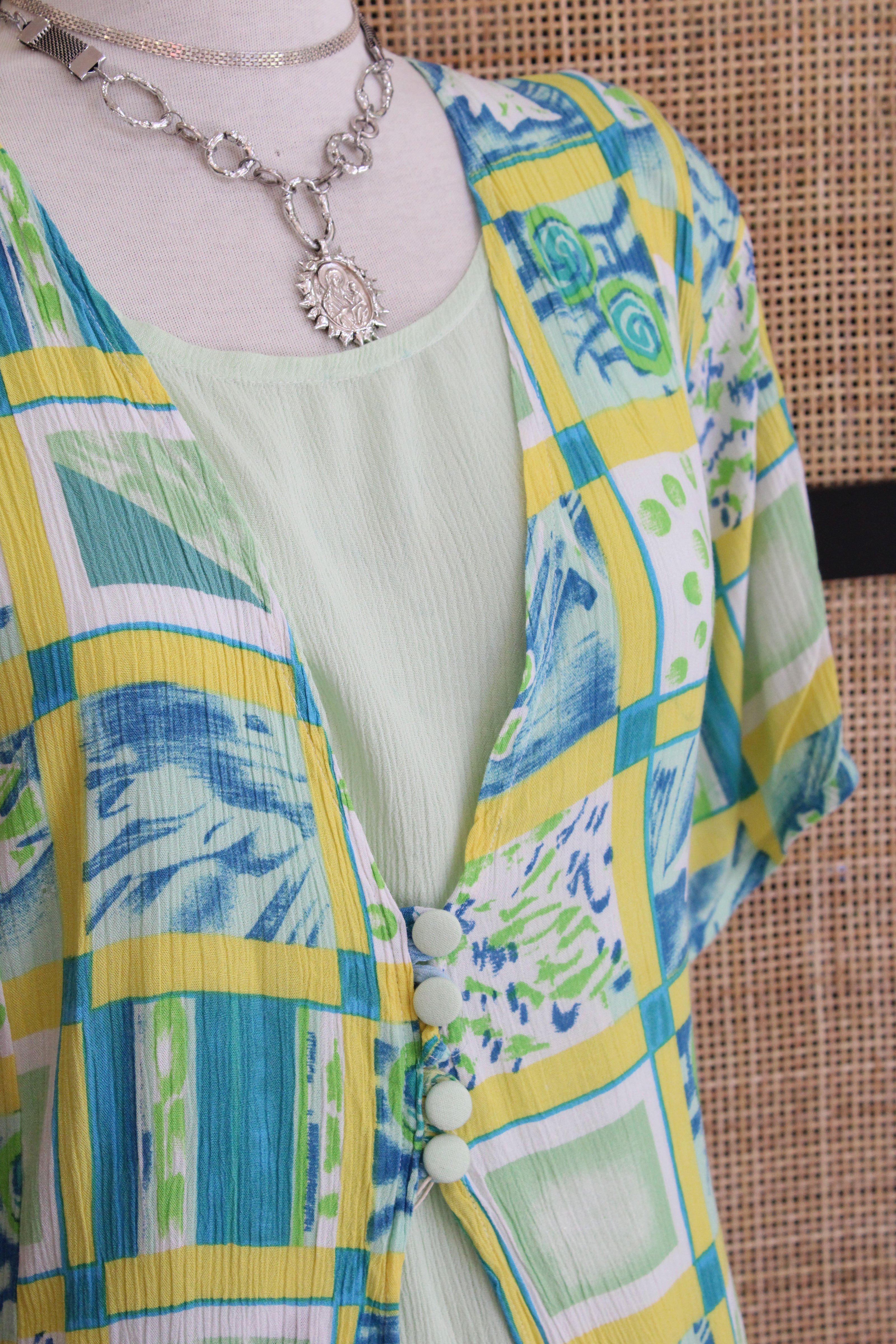 Vintage 90s pastel dress