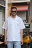 NOS Harley Davidson Mens White Short Sleeve Skull Shirt (XL)