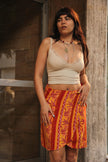 Vintage funky wrap skirt (XS/M)