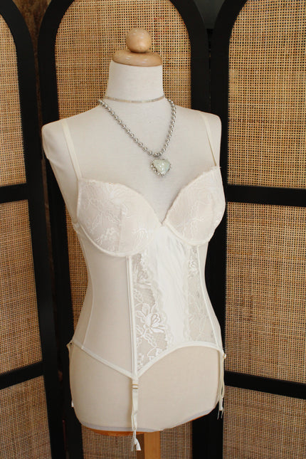 Ethereal Lace Ivory Bustier