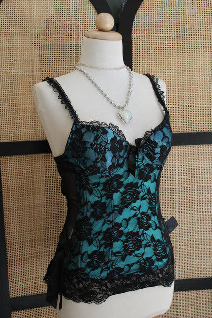 Super hot lacy corset top