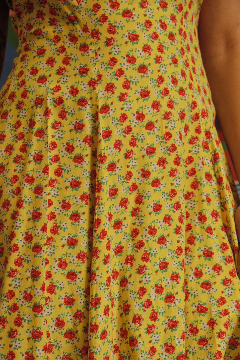 Super cute vintage floral dress (S/M)