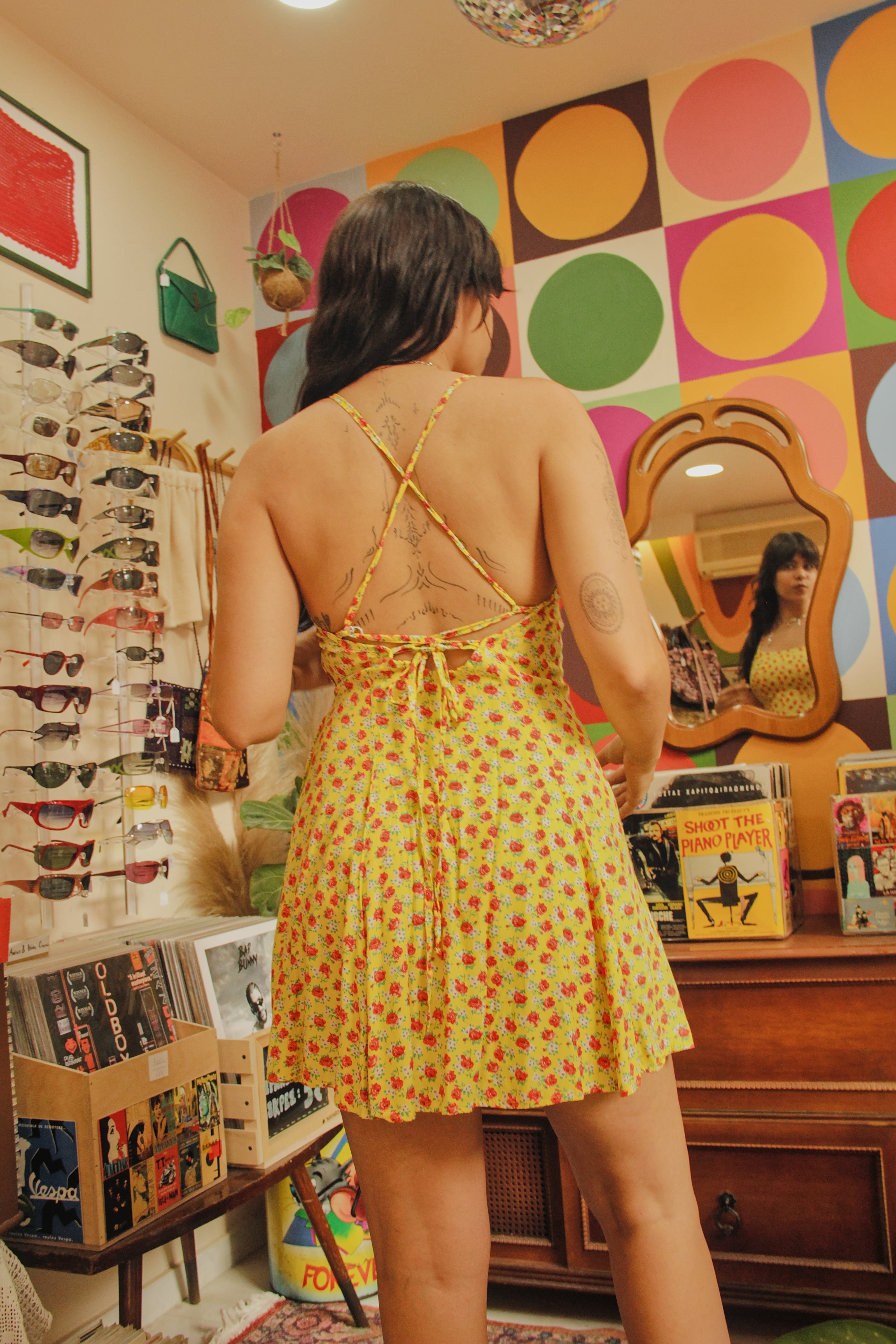 Super cute vintage floral dress (S/M)