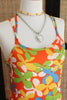Retro Bloom Spaghetti Strap Summer Dress