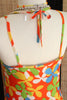 Retro Bloom Spaghetti Strap Summer Dress