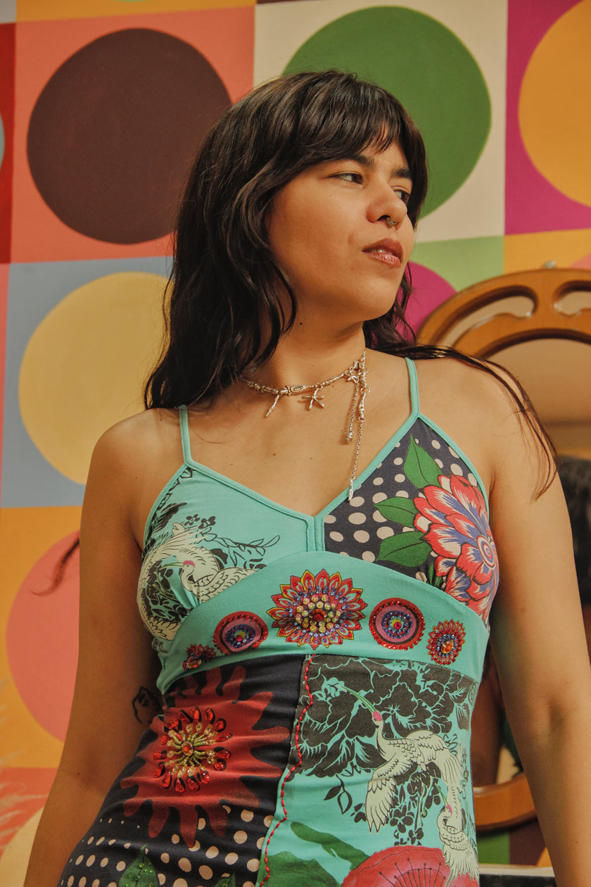 Stunning Y2K funky dress (S/L)