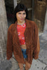 Stunning Men's vintage western style genuine suede jacket (L/XL)