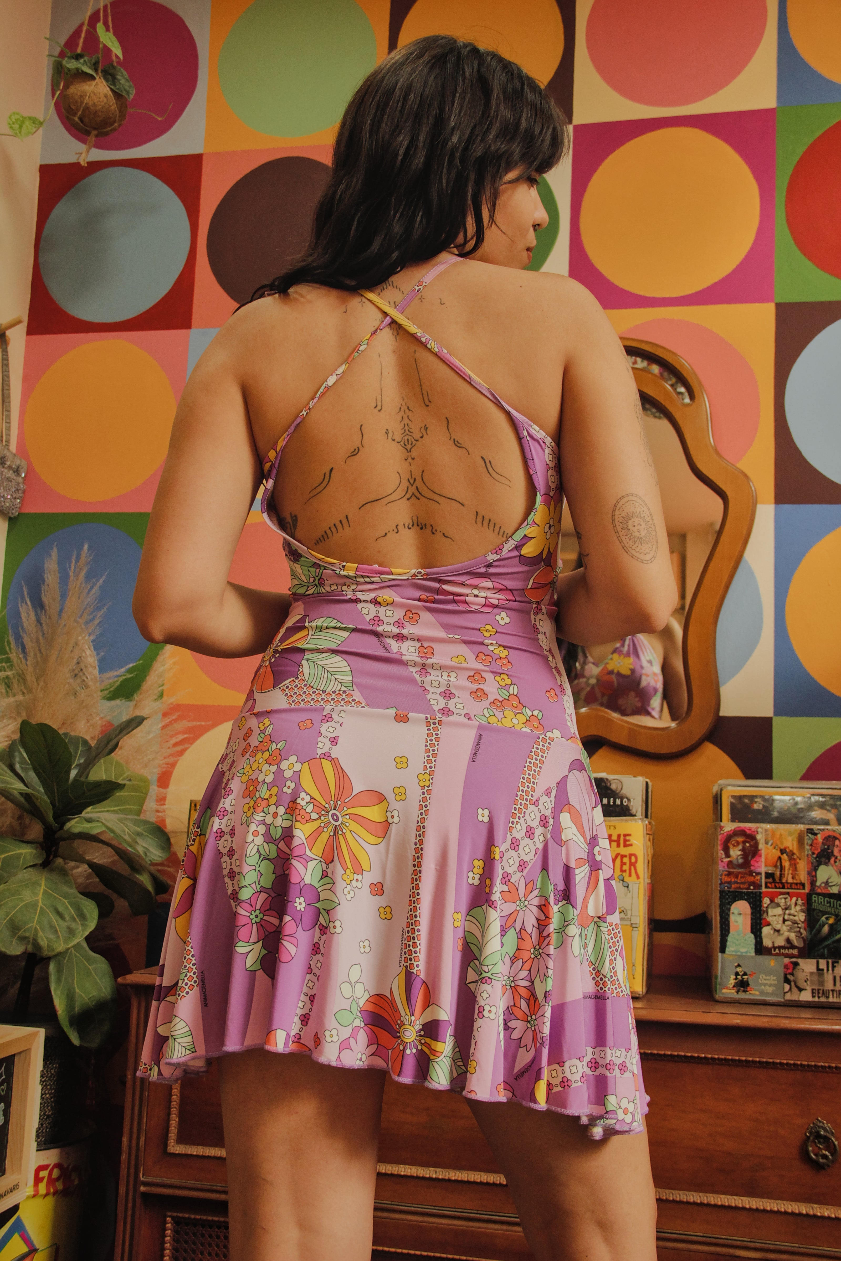 ANIMAGEMELLA super cute funky backless dress (S/L)