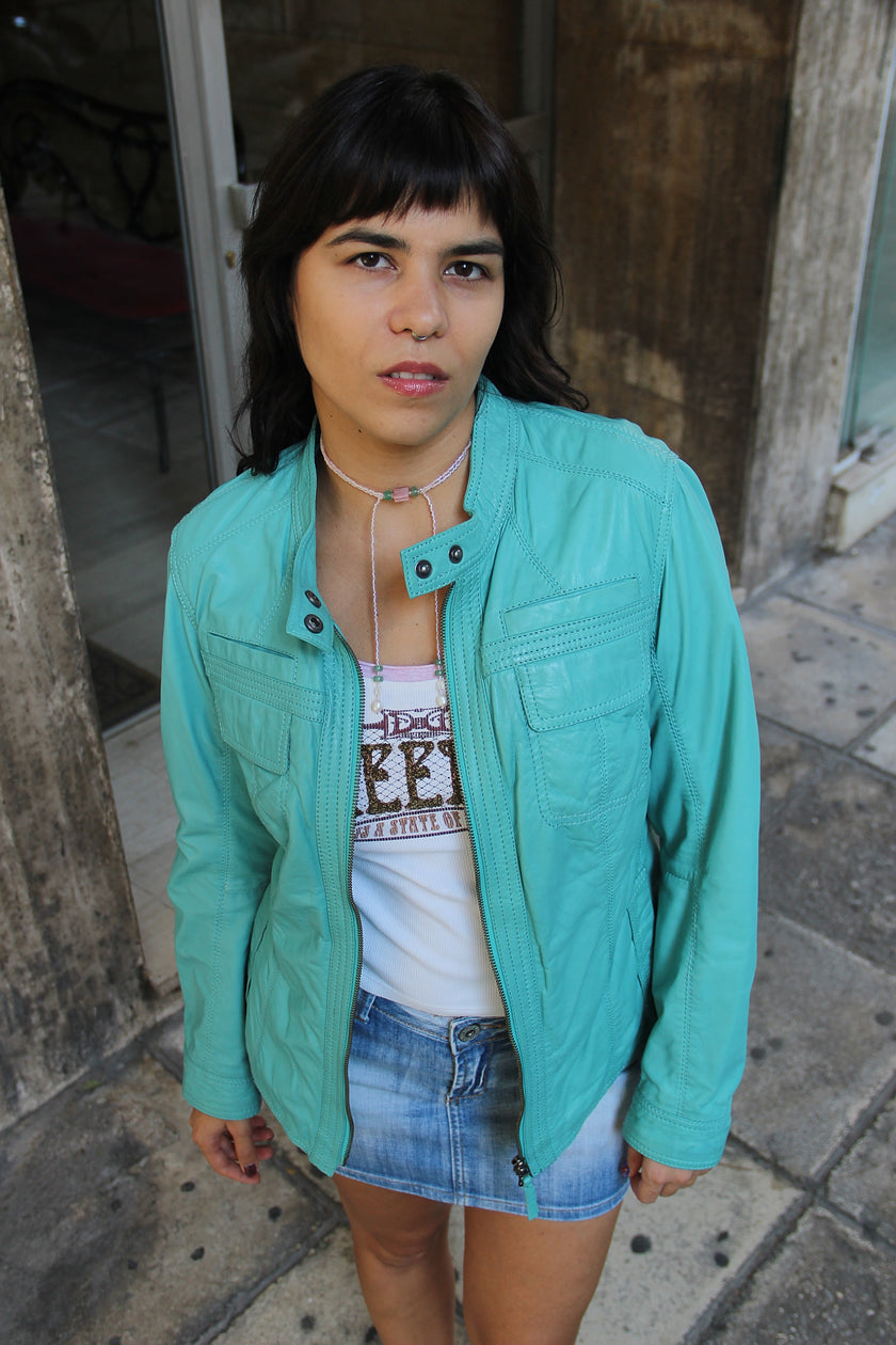 Stunning genuine leather jacket (M/L)