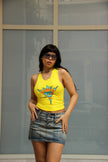 ONLY super hot mini denim skirt (M)