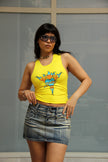 ONLY super hot mini denim skirt (M)