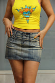 ONLY super hot mini denim skirt (M)