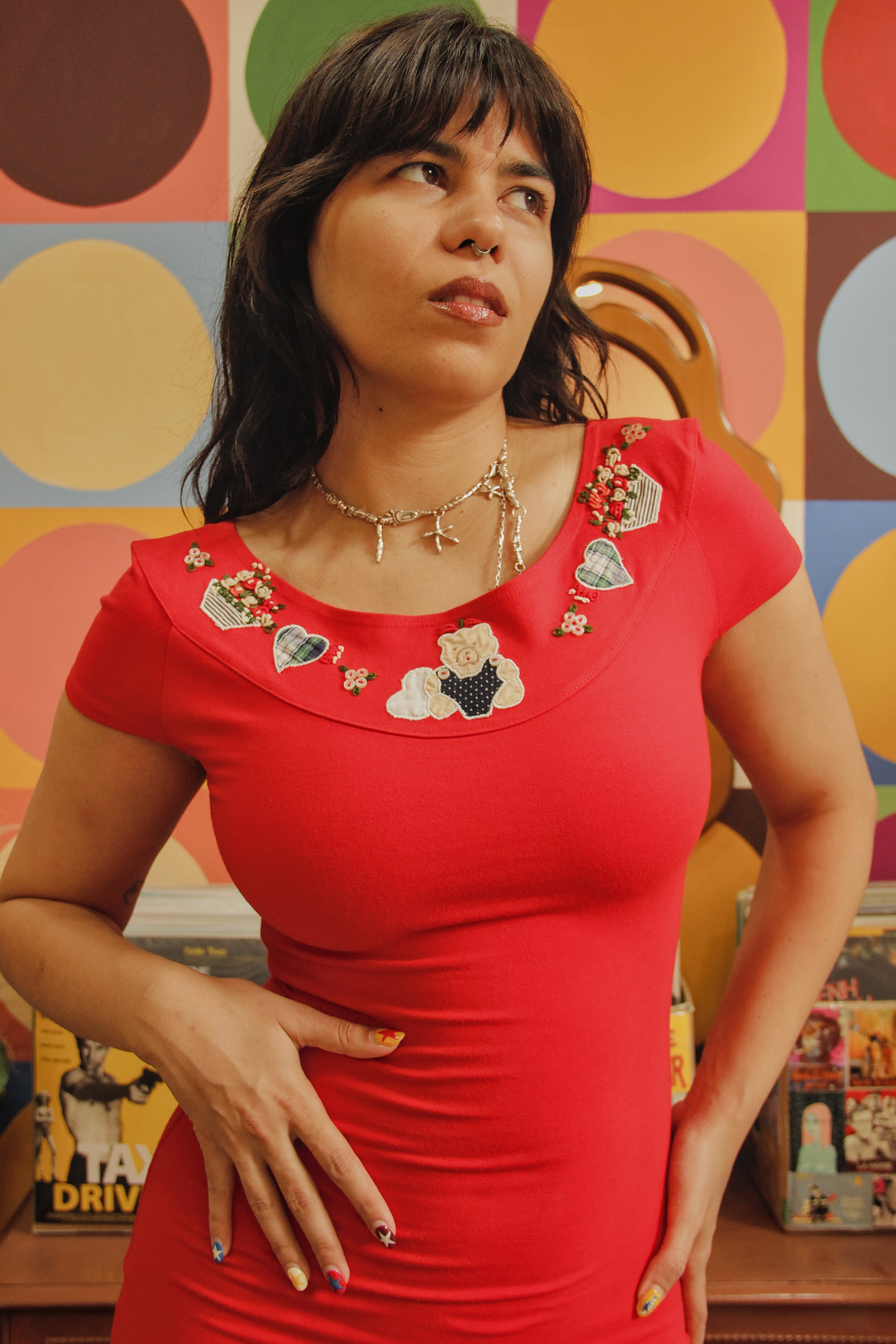 Beautiful vintage bodycon dress (S/M)