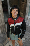 Vintage genuine leather rider jacket (XS/S)
