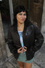 Vintage Men’s genuine leather bomber jacket (M)