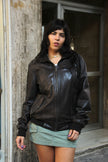 Vintage Men’s genuine leather bomber jacket (M)
