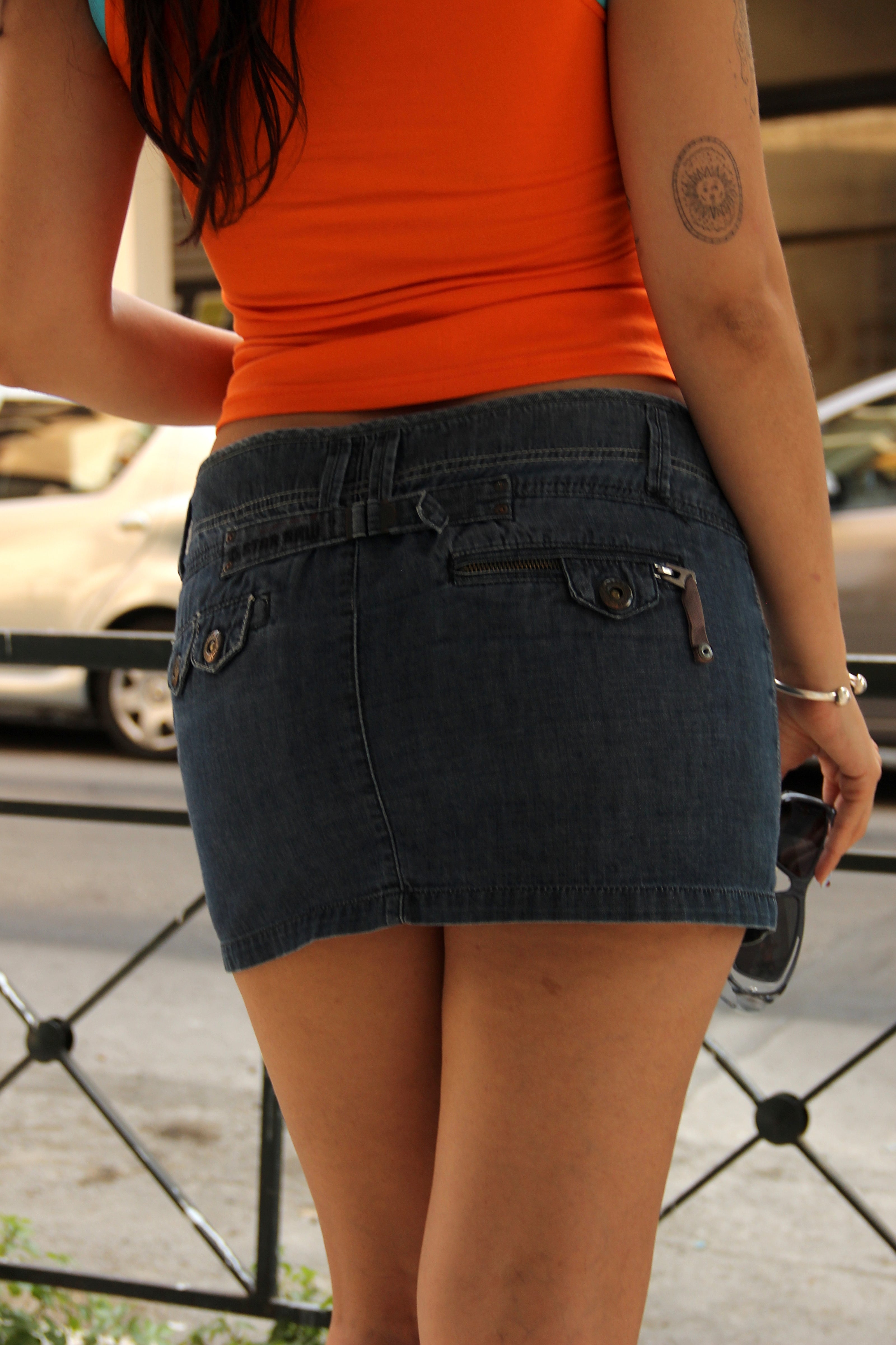 G-STAR super hot low wasited mini skirt (M/L)