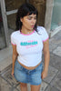 Super cute Barbie top (M)
