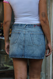 Super cute mini denim skirt (L)