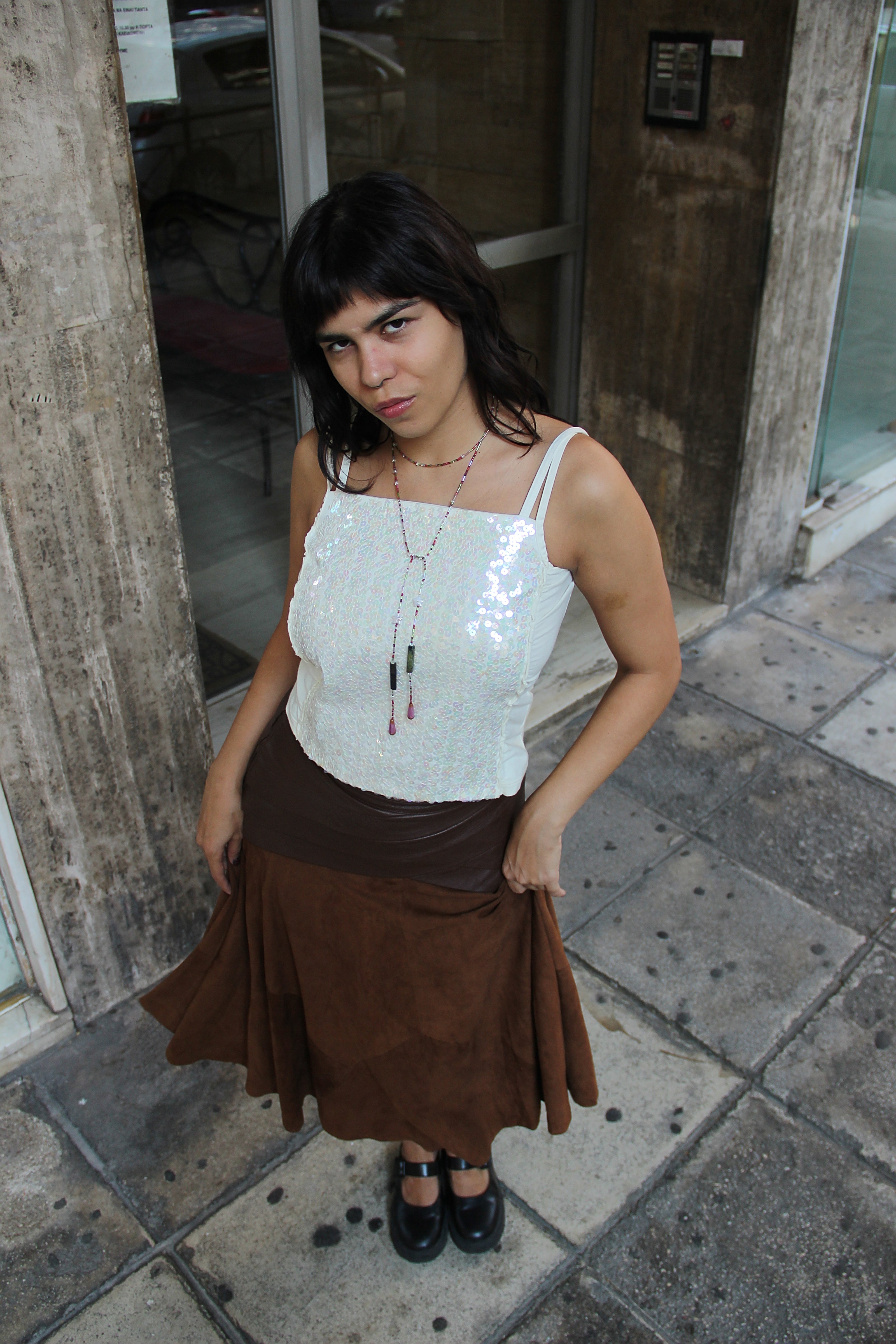Stunning vintage 80s style skirt (M)