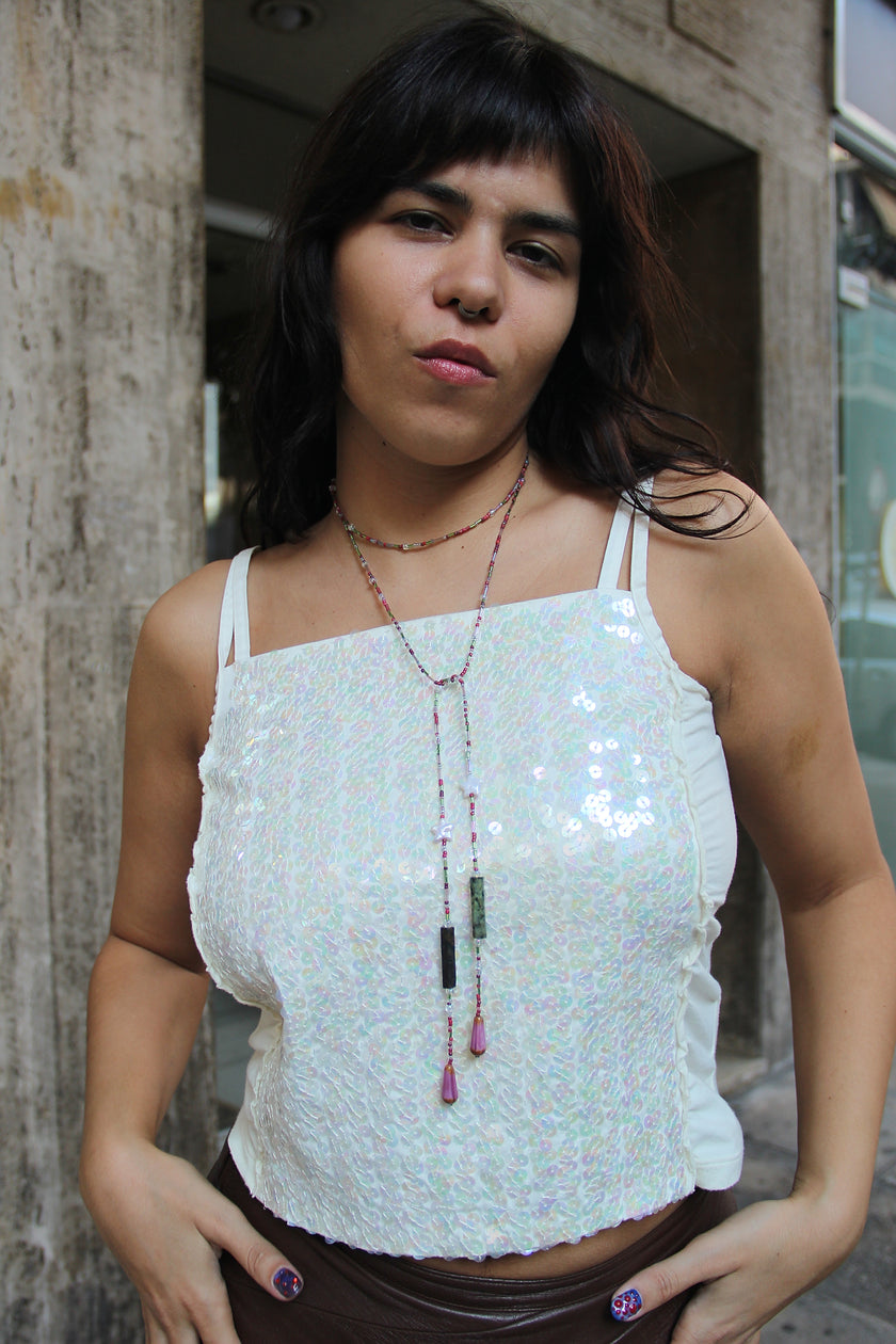 “The Tie” handmade necklace