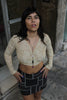 Super cute see-through tie top (S/M)