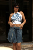 MANGO super hot denim skirt (M)
