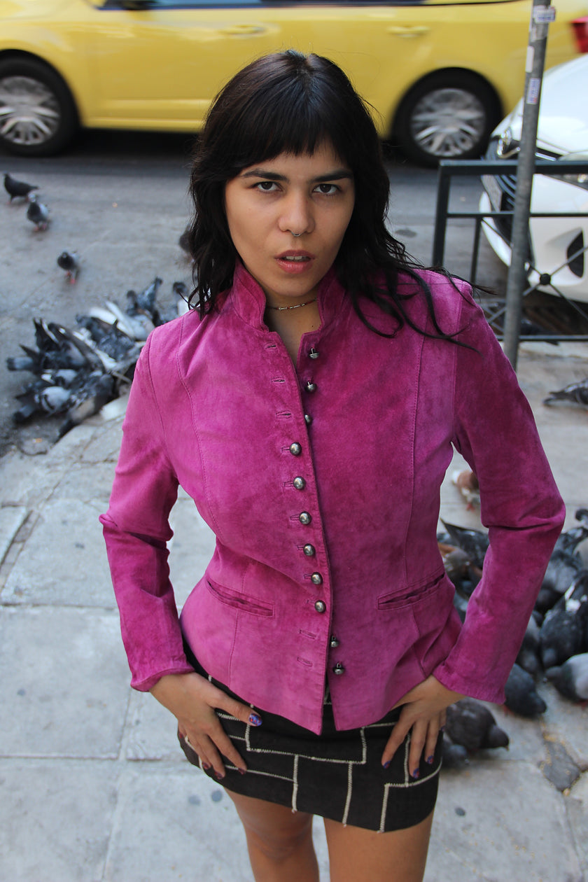 Stunning suede jacket (M)