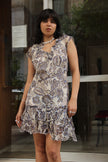 BORGOFIORI vintage silk dress (S/M)