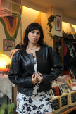 Vintage genuine leather jacket (L)