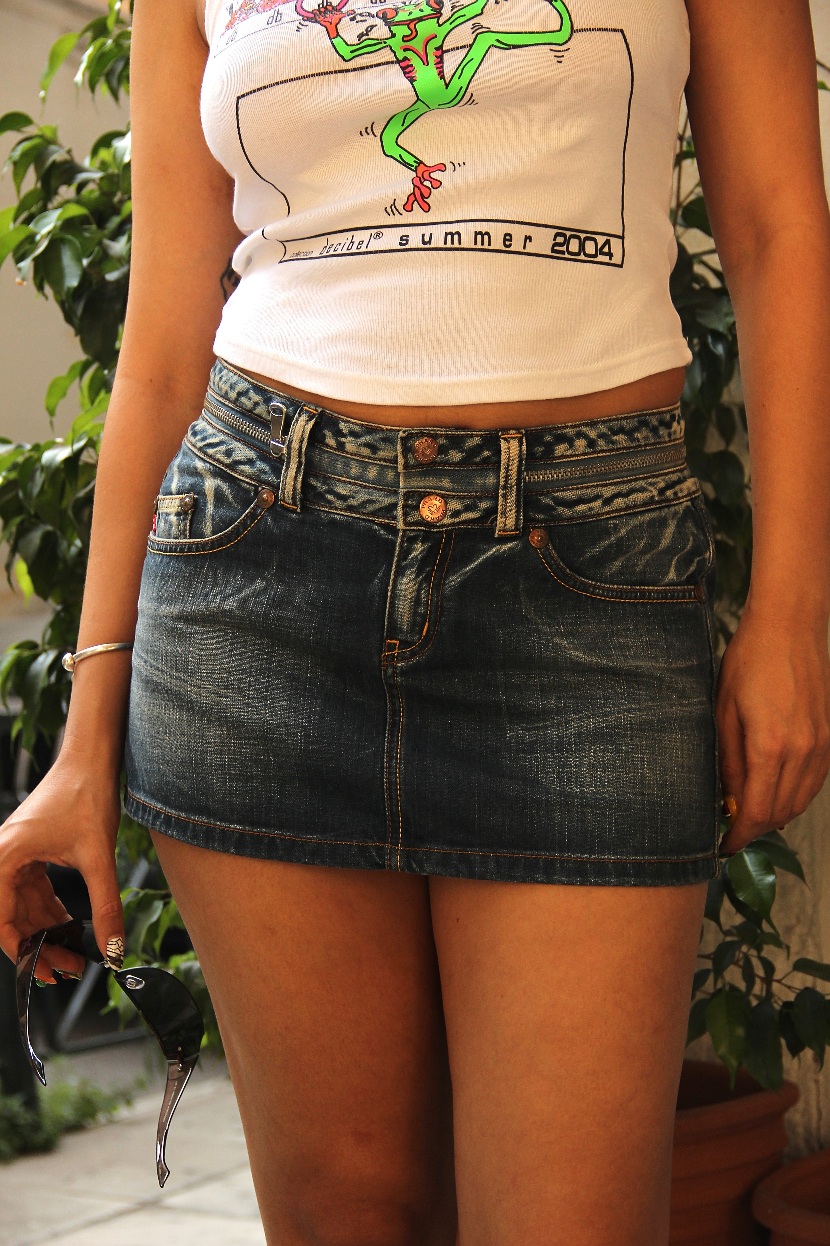 Super hot PHARD Y2K low waisted mini skirt (S)