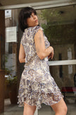 BORGOFIORI vintage silk dress (S/M)