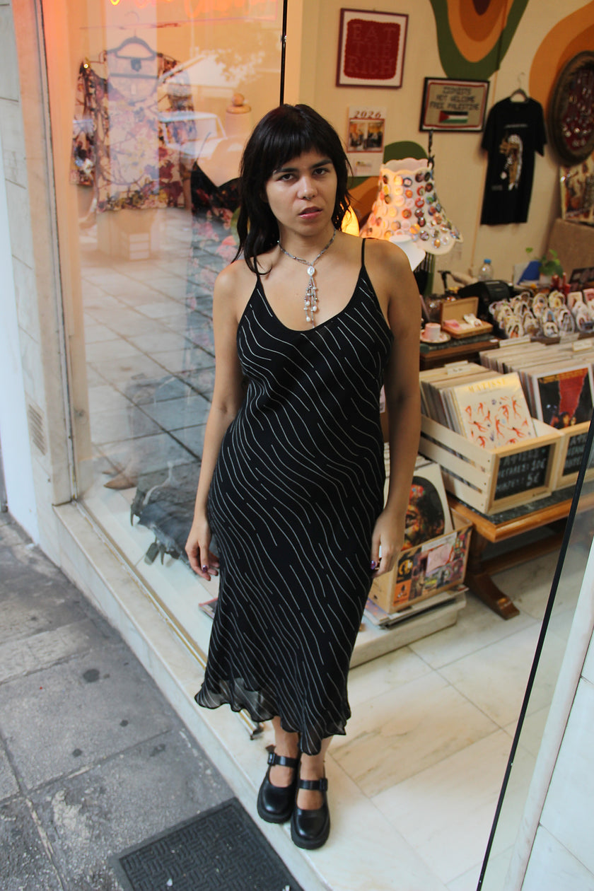 Stunning vintage 90s style midi dress (L)