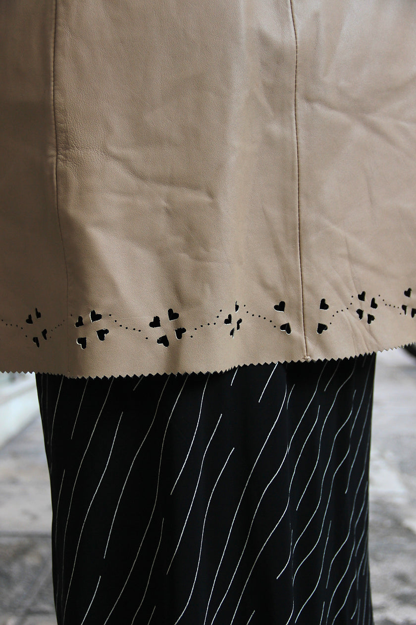 Vintage genuine leather jacket (S)