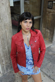 Vintage ref genuine leather jacket (M)