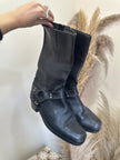 Vintage biker boots