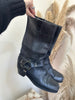 Vintage biker boots