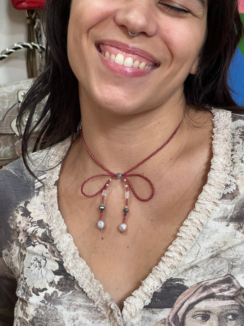 ''Coquette'' Handmade necklace